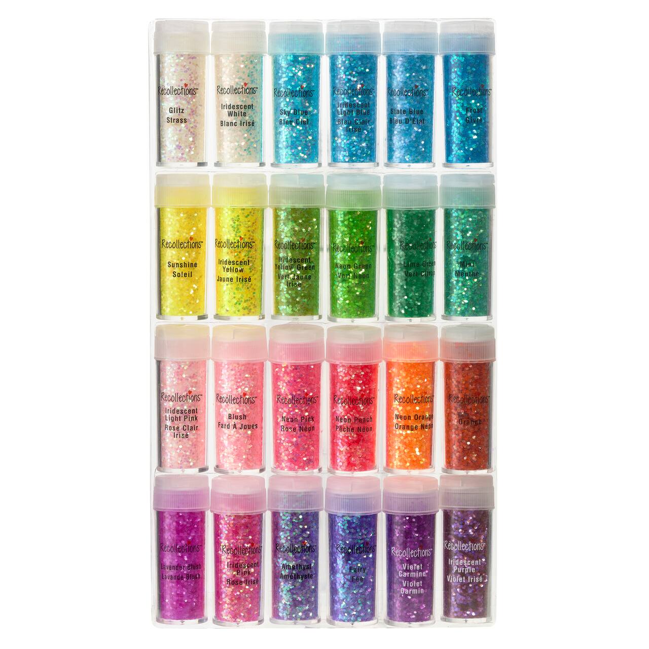 6 Packs: 24 ct. (144 total) Neon Polyester Glitter by Recollections™